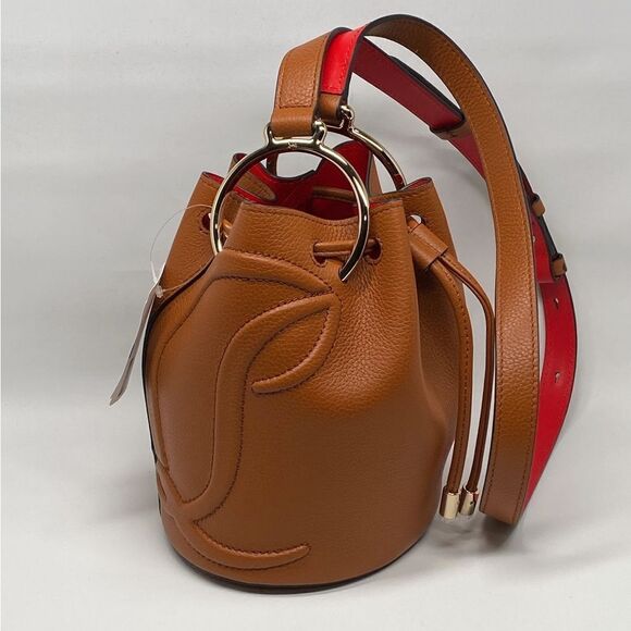 Christian Louboutin By My Side embellished textured-leather bucket bag - Picture 8 of 14